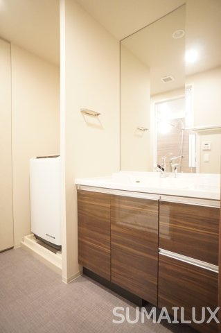 熊本市中央区十禅寺４丁目の賃貸マンションの独立洗面台