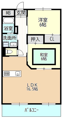 リバーステージもりやまの間取り