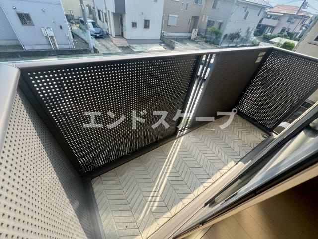 クレストコート　Ｂのバルコニー|高崎、前橋エリアのお部屋探しはエンドスケープまで！お客様の理想お聞かせ下さい♪
クロスの色が画像と異なる場合があります。