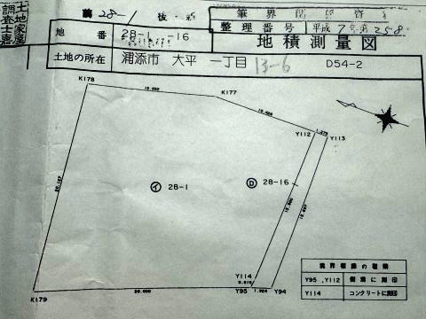 浦添売土地の土地図