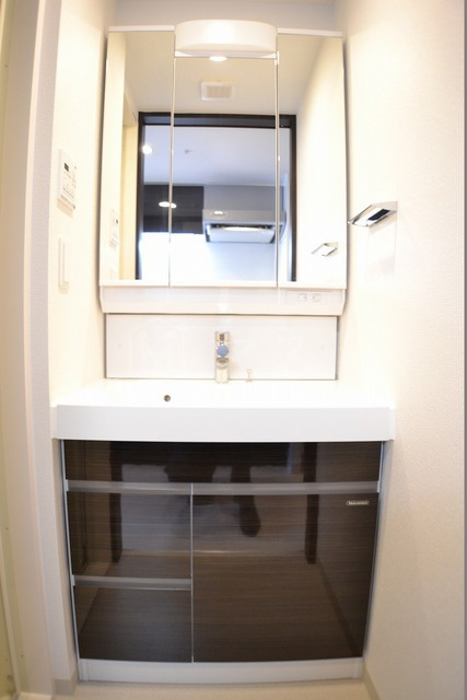 エステムコート難波WEST-SIDEⅤアジュールの洗面所