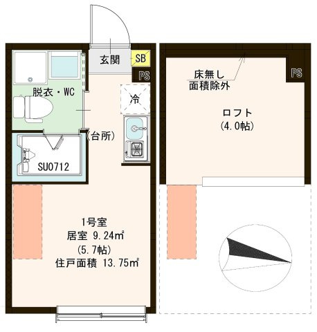 【間取り】 | ハーモニーテラス練馬春日町
