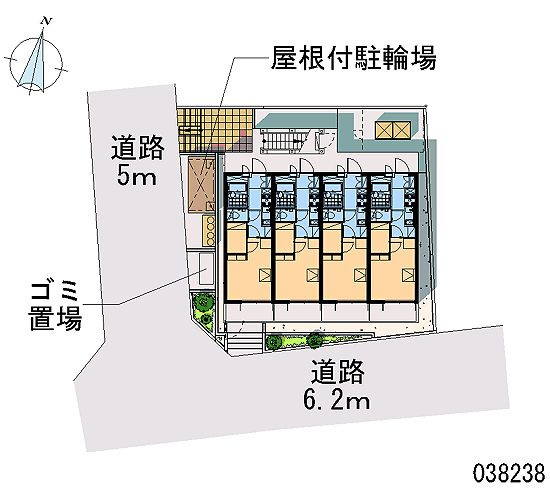 レオパレス東希望が丘の区画図