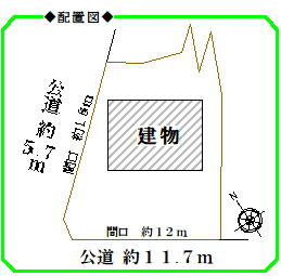 富士宮市小泉の一棟アパートの区画図