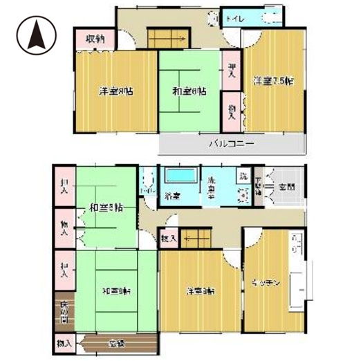 下野市小金井1丁目の間取り|間取り図