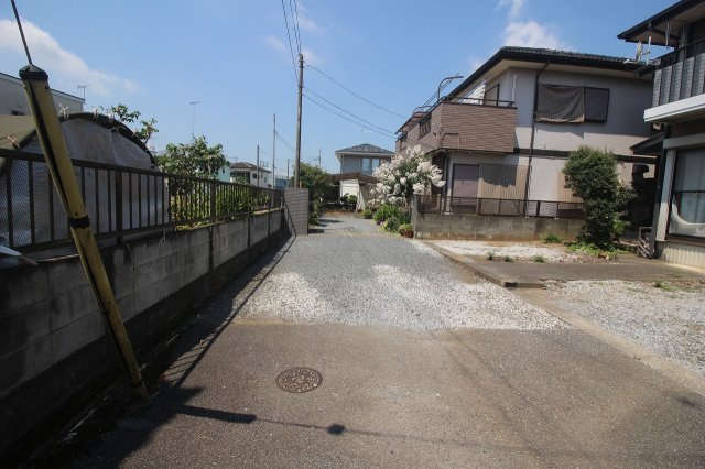 小山市羽川の前面道路含む現地写真|南側道路