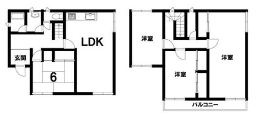 小山市羽川の間取り