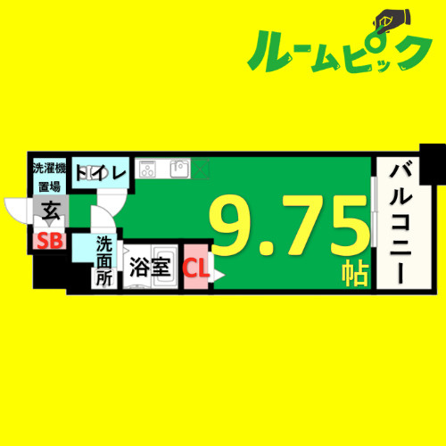 N.S.ZEAL 大曽根　名古屋市賃貸　仲介手数料無料の間取り