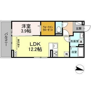 【間取り】 | ヒルズ伊勢Ⅰ