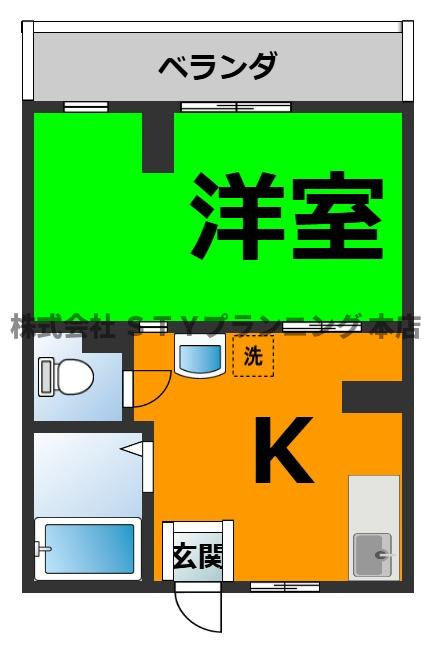 仲介手数料0円！パールマンション月ヶ丘の間取り