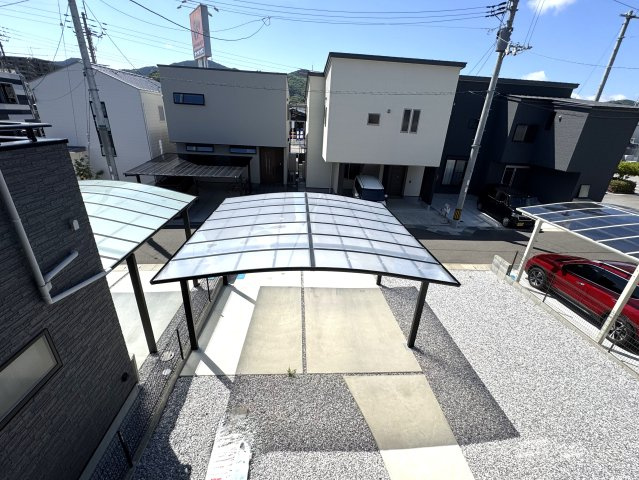 高知市鴨部3丁目の展望|東側の南向きバルコニーからの眺望