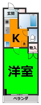 仲介手数料0円！レジデンス赤坂の間取り