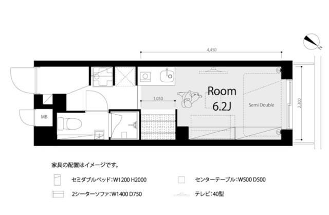 【間取り】 | グレイス浜田山