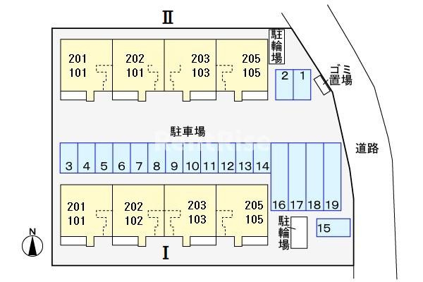 インサイドⅡの駐車場|駐車場