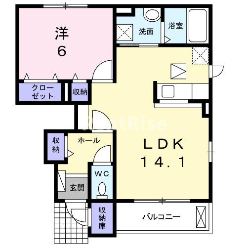 インサイドⅡの間取り|間取図