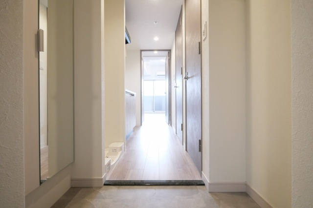 大阪市東成区中本５丁目の賃貸マンションの玄関