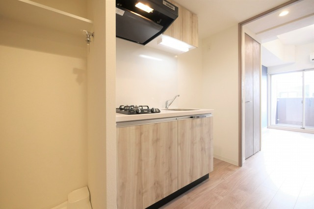 大阪市東成区中本５丁目の賃貸マンションのキッチン