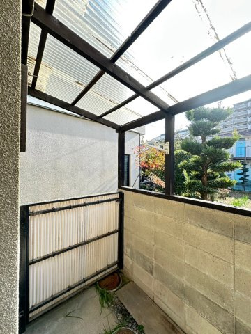 平尾ハイツのバルコニー