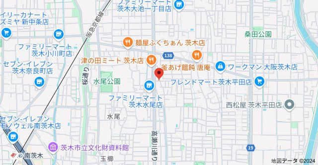 平尾ハイツの地図