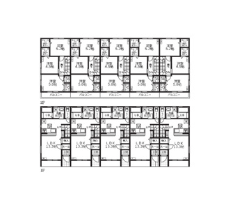【間取り】 | 《築浅！満室！》栃木県鹿沼市茂呂一棟アパート