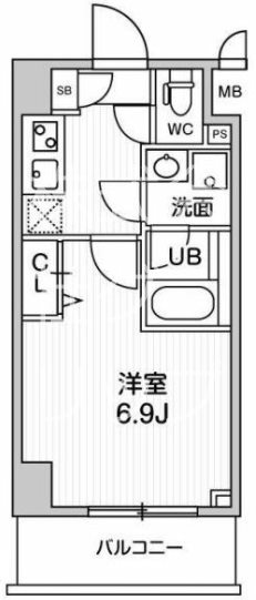 オルタナ横濱阪東橋の間取り