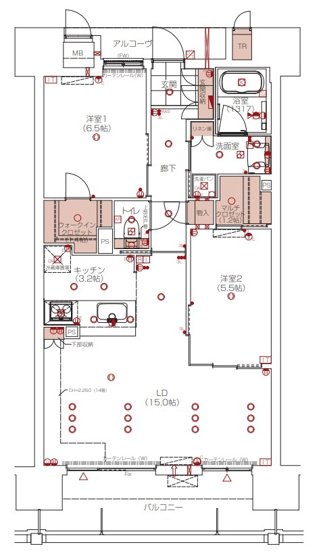 【間取り】 | グレースマンション中山下公園 | ◇◆間取図◆◇
