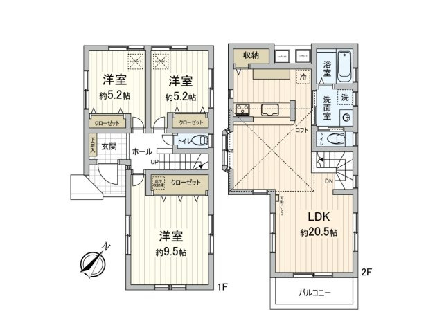 富里市十倉の売地