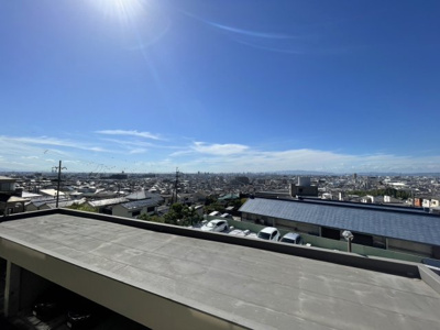 【展望】 | ディオフェルティ石切 | 3階部分ですが、現在は日照を遮る大きな建物もないため、眺望良好です。