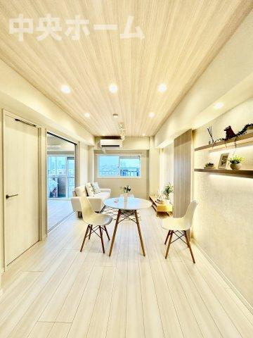 北千住ダイヤモンドマンションの居間・リビング|リビングダイニング