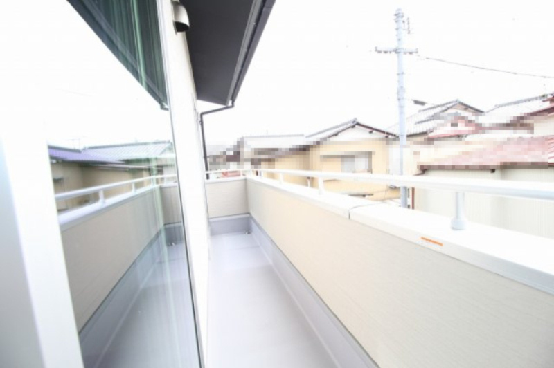 南久万　北　新築戸建　【内覧可能】のバルコニー|2Ｆ　南の部屋　6.0帖