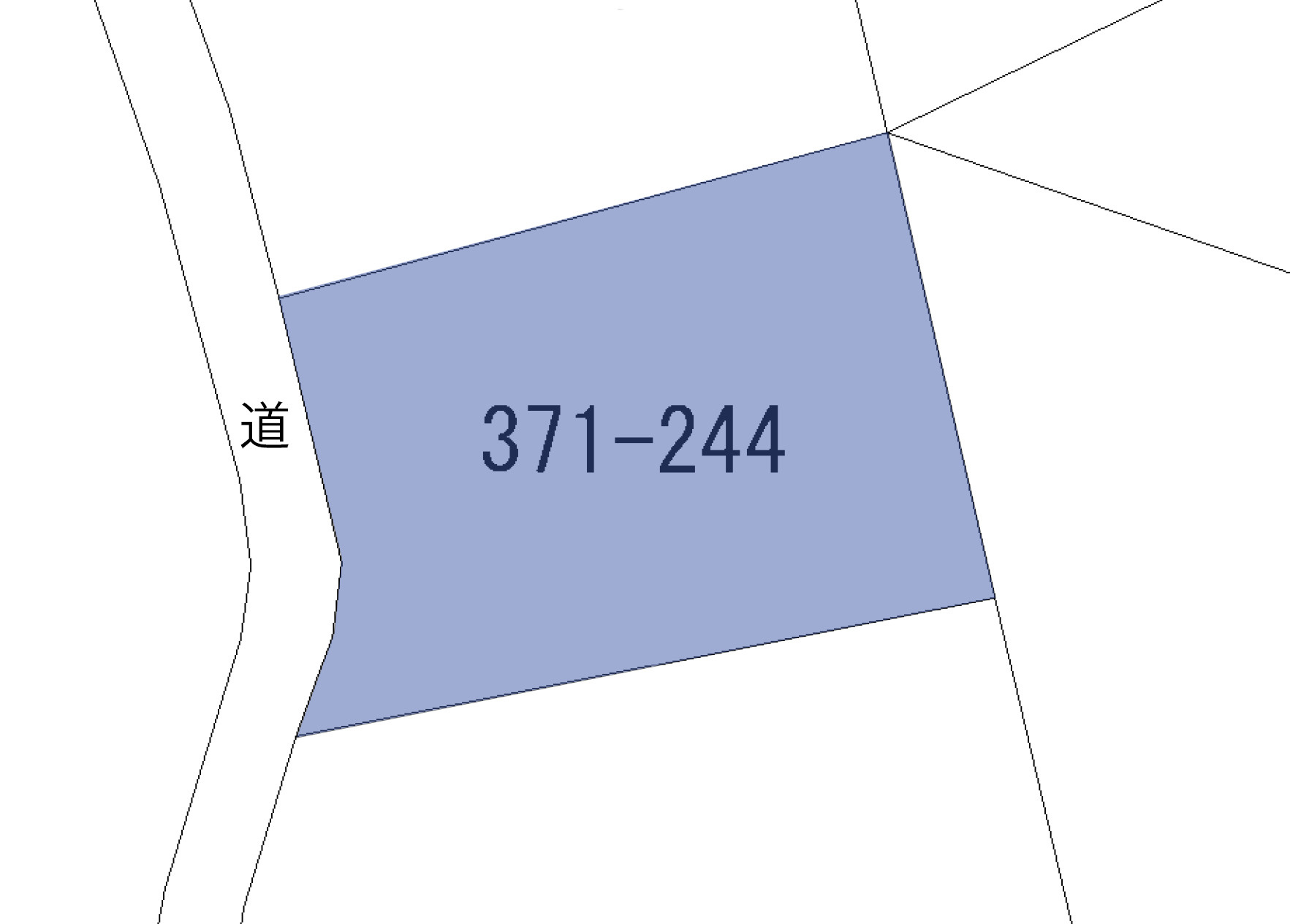森泉郷別荘地④の土地図