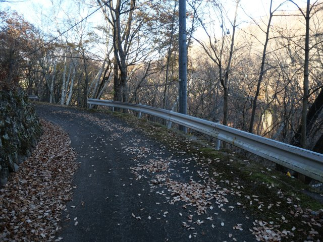 森泉郷別荘地④の前面道路含む現地写真