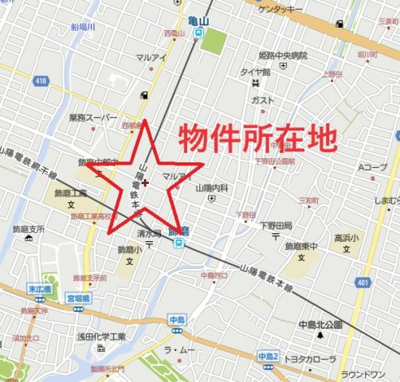 【地図】 | 恵美酒中古戸建