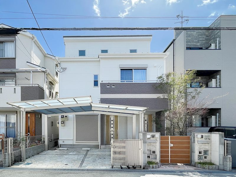 富松町１丁目　戸建の外観|2014年3月築の戸建て
