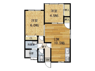 【間取り】 | クレストF・M