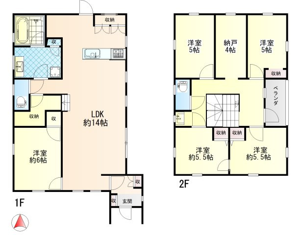 児島下の町3丁目　店舗の間取り