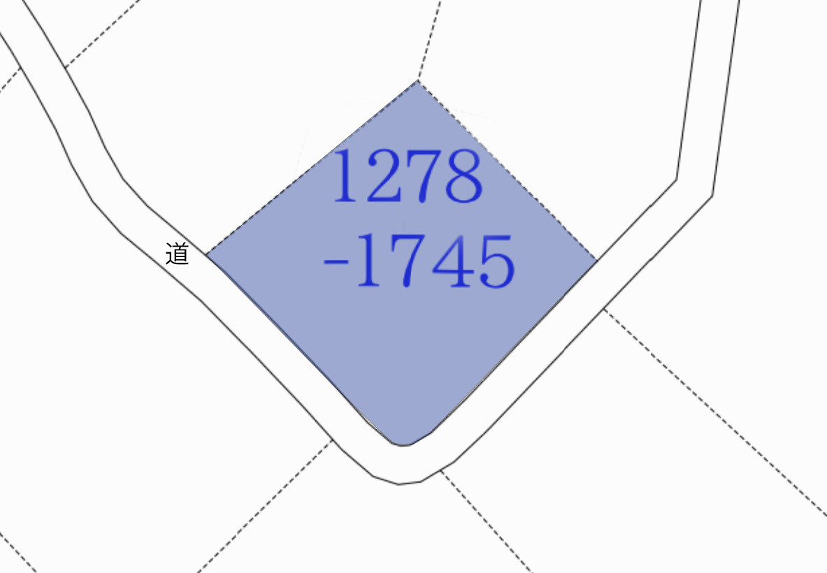 菅平高原十ノ原別荘地①の土地図