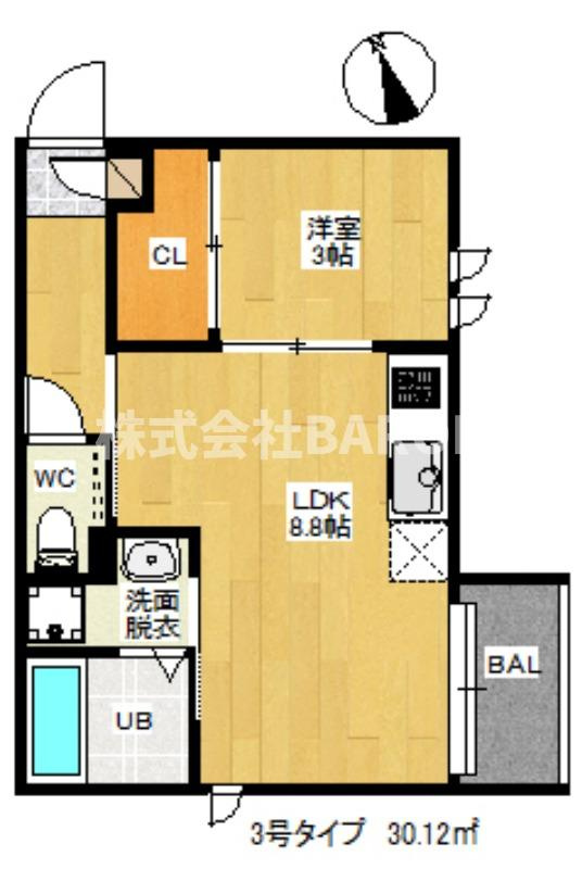 REGALEST CLASS南福岡の間取り