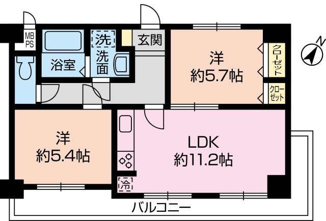 ライオンズマンション上溝の間取り