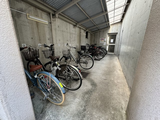 門前仲町ハイムのその他共用部分|敷地内駐輪場スペース