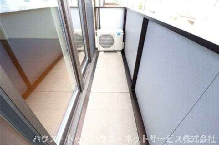ボヌールおおたかの森　Ⅱのバルコニー