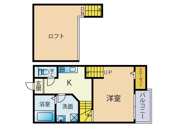 【間取り】 | クレオ千早参番館 | 現況優先。