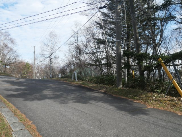 美しの国別荘地①の前面道路含む現地写真
