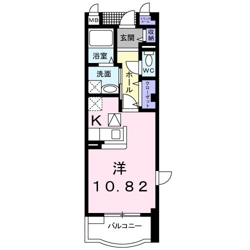 プラネットＡ　　刈谷市近郊の賃貸はクラスホームの間取り