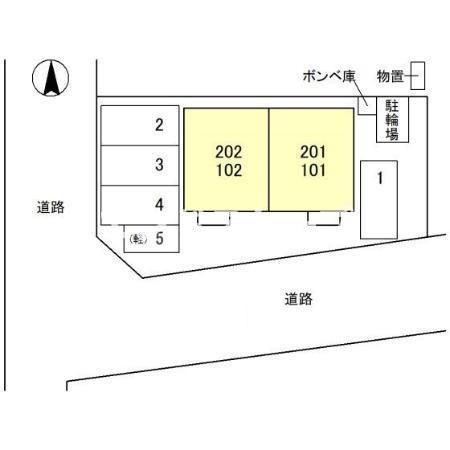 La Mia vitaの区画図|高崎、前橋、伊勢崎エリアのお部屋探しはエンドスケープまで！お客様の理想お聞かせ下さい♪
