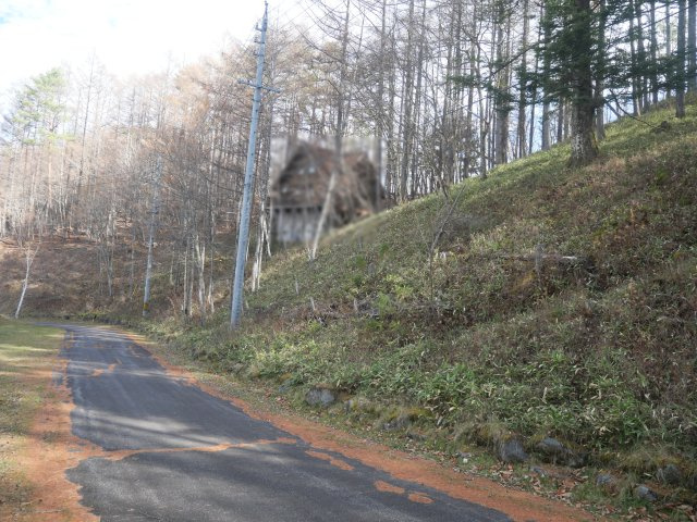 美しの国別荘地②の前面道路含む現地写真