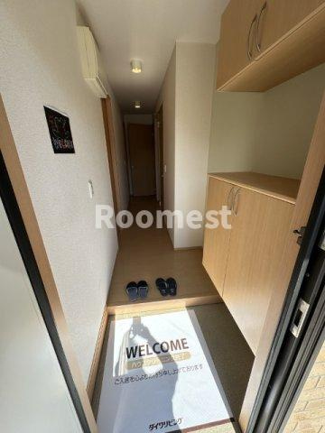 ディアコート北野の玄関|ゆったりとした玄関です