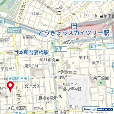 【地図】 | グローバン本所吾妻橋