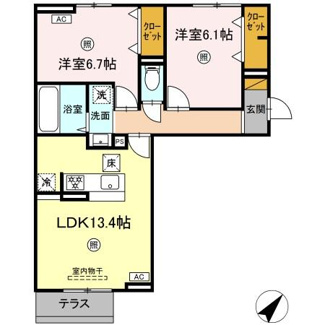 【間取り】 | コンフォール古市場 ANNEX