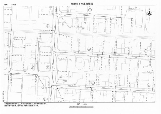 見附市今町5丁目　売土地（車庫付き）の地図